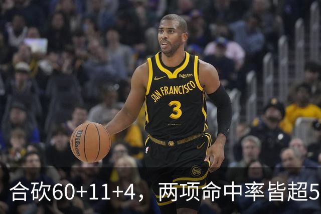 合砍60+11+4，两项命中率皆超5成！火箭锋线组合爆发，杜兰特后继有人